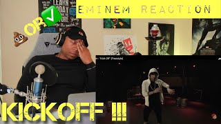 TRASH or PASS Eminem Kick Off Freestyle REACTION [upl. by Madonia703]