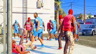 GTA 5 BLOODS VS CRIPS WAR [upl. by Leslee]