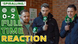 Celtic 02 Hearts  Spiralling  FullTime Reaction [upl. by Ardine444]