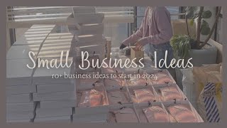 small business ideas to start in 2024 10profitable business ideas for yousmallbusinessaesthetic [upl. by Annaeiluj125]