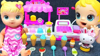 64 Minutes Relaxing With Ice Cream Playset Unboxing 🎅🧁 Cash Register Toys ASMR 😘 Galaxy Unboxing [upl. by Yelkao]