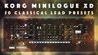 Korg Minilogue XD Classical LeadSolo Presets Sound Demo [upl. by Cohette106]