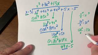 Polynomial Long Division [upl. by Kind772]