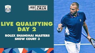 Show Court 3 Live Qualifying Stream  Rolex Shanghai Masters 2024 [upl. by Sunday]