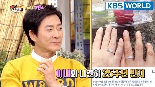 Sujong got his wife a ring for their 25th wedding anniversary Happy Together20180315 [upl. by Tiernan63]