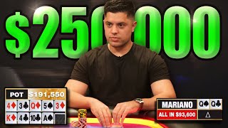 The LUCKIEST Poker Hand 100200 NL at Hustler Casino [upl. by Allez100]