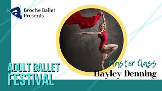 Live Ballet Class with Hayley Denning [upl. by Kerby]