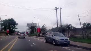 Lagos Nigeria driving on awolowo road ikoyi Lagos [upl. by Edmunda]