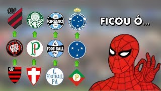 EVOLUÇÕES E MODIFICAÇÕES NOS ESCUDOS AO LONGO DO TEMPO ● Clubes Brasileiros [upl. by Eirdua]