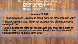 Torah Study  Balak  בָּלָק  quotBalakquot [upl. by Engelbert]