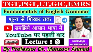 Fundamentals of English grammar morpheme Affix Prefix  Suffix By DR Manzoor Ahmad Sir [upl. by Ytsud]