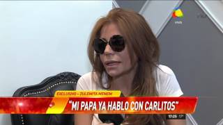 Zulemita Menem insinuó que su hermano sigue drogandose [upl. by Sorips]