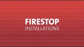 IFC UL Demonstration of Proper vs Improper Firestopping [upl. by Wolf214]