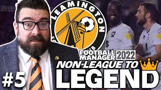 OUT OF OUR DEPTH  Part 5  LEAMINGTON  NonLeague to Legend FM22  Football Manager 2022 [upl. by Larina]