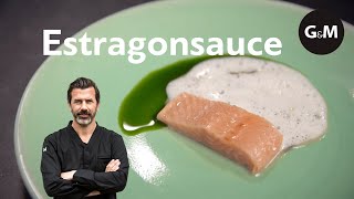 Zu sanft gegarten Fischen wie Saibling passt eine leichte Estragonsauce  GaultMillau Schweiz [upl. by Meredi580]