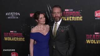 Keeley Hawes Matthew Macfadyen and Ryan Reynolds  quotDeadpool and Wolverinequot World Premiere [upl. by Hpeseoj]