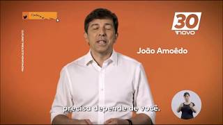 João Amoêdo NOVO  Último dia  Presidente 2018 – Horário Eleitoral 04102018 K [upl. by Anirdna]