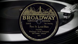 Devines Wisconsin Roof Orchestra New St Louis Blues 1927 [upl. by Ellekram]