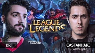 CASTANHARI E BRTT NO LOLZINHO Com direito a PENTA KILL [upl. by Standice]