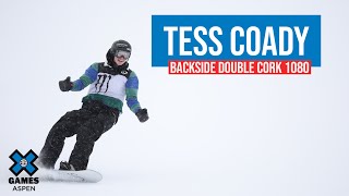 Tess Coady Back Dub 10  X Games Aspen 2023 [upl. by Zoila]