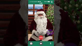 Llamada a Santa Claus Papá Noel San Nicólas El Viejo Pascuero para que tus hijos reciban regalos [upl. by Ellives]