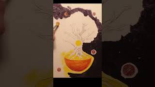 Bild 3 Die Erfüllung der Einheit  treestoryart art shorts treestoryart painting drawing [upl. by Ragen768]