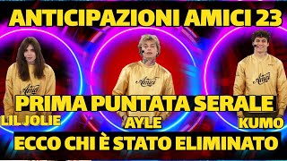 Amici 23  anticipazioni eliminato prima puntata del serale  ecco chi è stato eliminato [upl. by Leirvag320]