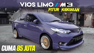 BERGAYA ELEGANT BERSAMA VIOS LIMO GEN 3 CUMA DENGAN BUDGET 85 JUTA PLAT HITAM PT [upl. by Beverle349]