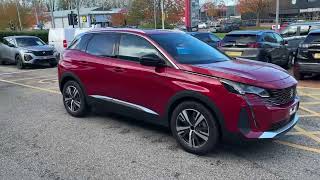 Brand New Peugeot 3008 16 132kWh Allure eEAT Euro 6 in Ultimate Red  Peugeot Chester [upl. by Janessa]