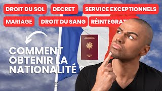 Comment obtenir la nationalité française [upl. by Rufe]