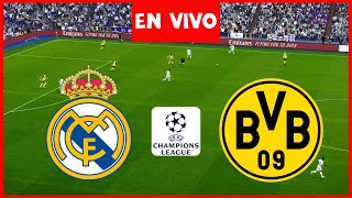 🔴Real Madrid vs Dortmund I UEFA Champions League 202425 Transmisión completa del partido [upl. by Aradnahc]