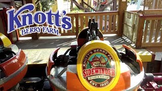 2019 Sierra Sidewinder Spinning Roller Coaster On Ride HD POV Knotts Berry Farm [upl. by Bernice]