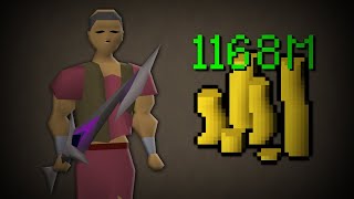 I Made 1168000000 In 1 Day From Scratch In OSRS [upl. by Raimondo147]