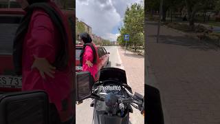 MOTORLA ARABA İTTİK keşfet youtubeshorts motovlog shortvideo keşfetbeniöneçıkar girl konya [upl. by Eerak]