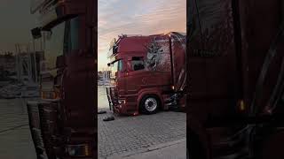 Scania R999 Sarantos Open Pipe V8 Engine Sound shorts [upl. by Anitsua]