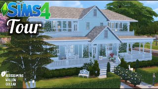 Sims 4 Touring a Queen Anne inspired Renovation of Umbrage Manor [upl. by Nadirehs876]