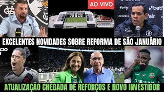 EXCELENTES NOVIDADES SOBRE CHEGADA DE REFORÇOS NOVO INVESTIDOR REFORMA DE SJ E MATERIAL ESPORTIVO [upl. by Laforge411]