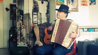 jess et son accordeon VIVE L AUVERGNE ACCORDEON improv [upl. by Atirys700]