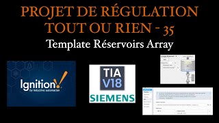 Projet Régulation Tout Ou Rien 35  Template R100 et R200 HMI [upl. by Ayram]