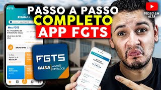 Aplicativo FGTS Tutorial COMPLETO do APP FGTS APRENDA A SACAR O FGTS PELO APLICATIVO [upl. by Ivanna]