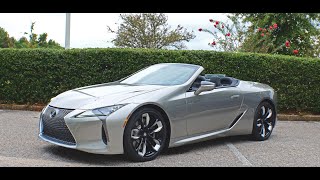 2024 LEXUS LC 500 CONVERTIBLE TOURING PACKAGE ATOMIC BLACK L10740 POC AT LEXUS 2512097833 [upl. by Elleryt560]