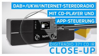 DIGITRADIO 371 CD IR  DABUKWINTERNET STEREOANLAGE  TechniSat [upl. by Nahtanaoj870]