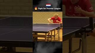 💥 EXPLOSIVE FIGHT for Premier League Lode Hulshof tabletennis tafeltennis pingpong tischtennis [upl. by Teryn975]