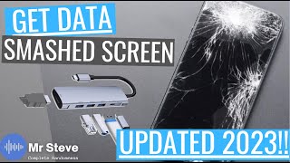 Access Android Phone With Broken Screen  Save your data 2023 UPDATED [upl. by Ykciv]