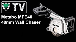 Metabo MFE40 Wall Chaser [upl. by Ardnusal]