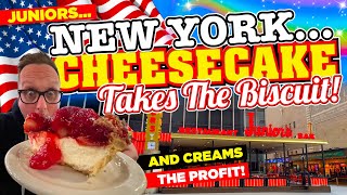 Juniors FAMOUS New York Cheesecake Really TAKES THE BISCUIT whilst CREAMING the PROFITS [upl. by Anal878]