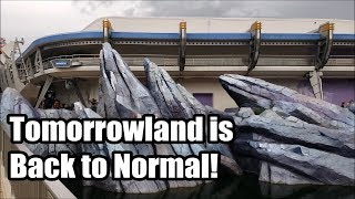 Tomorrowland is Back to Normal Relaxing Stroll in 4K 60fps  Disneys Magic Kingdom [upl. by Katharine]