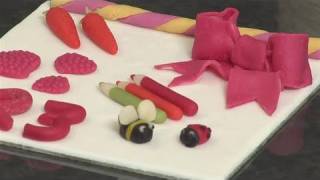 How To Do Marzipan Cake Decorations [upl. by Derman]