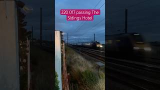 CrossCountry Class 220 passing The Sidings Hotel [upl. by Avla]