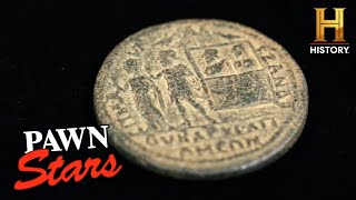 Pawn Stars Do America EXCEEDINGLY RARE Ancient Roman Noahs Ark Coin Season 2 [upl. by Cuttler]